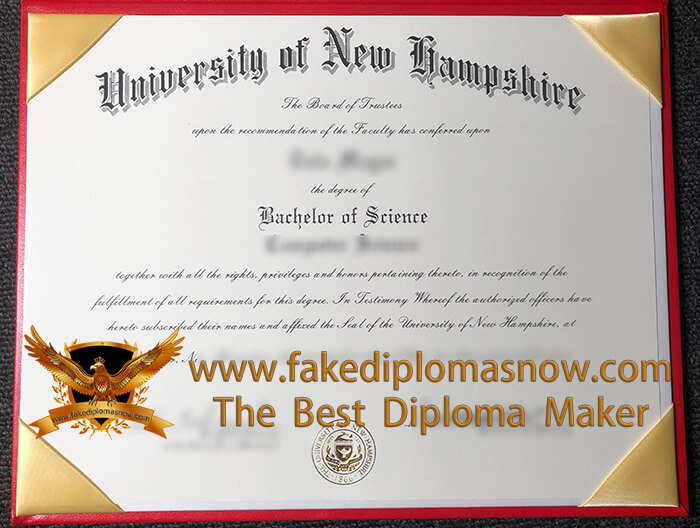 University of New Hampshire degree, UNH diploma