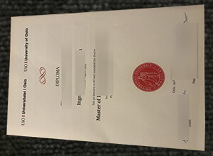 University of Oslo diploma certificate