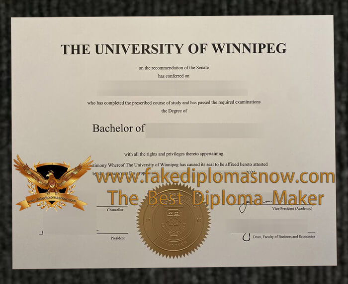 University of Winnipeg diploma, UWinnipeg degree