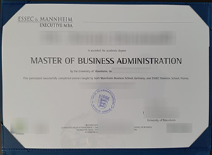 ESSEC & Mannheim Executive MBA Fake Diploma