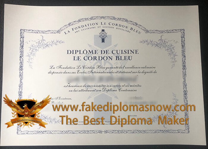 Le Cordon Bleu Diploma