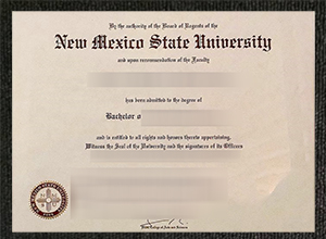 USA NMSU diploma sample, Buy a NM State degree certificate