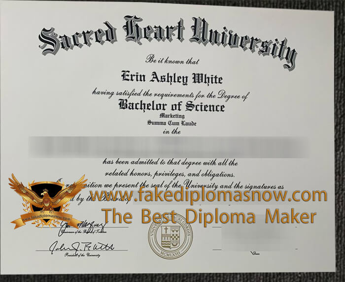 Sacred Heart University Diploma