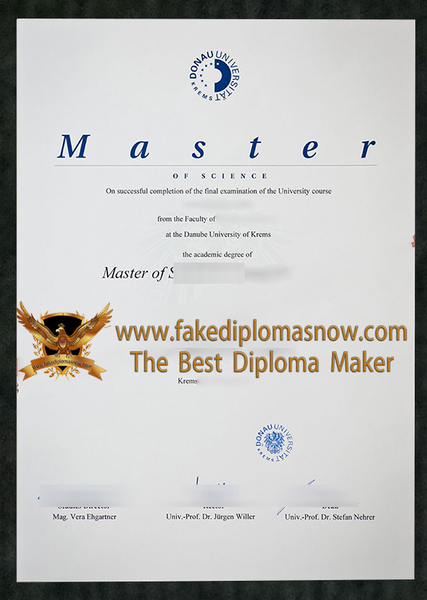 Universität für Weiterbildung Krems diploma
