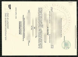 University of Graz Degree Certificate