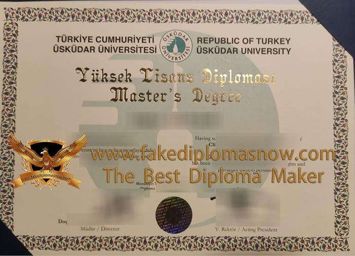 Üsküdar University diploma Üsküdar University diploma