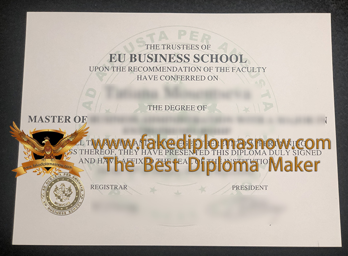 EU Business School diploma