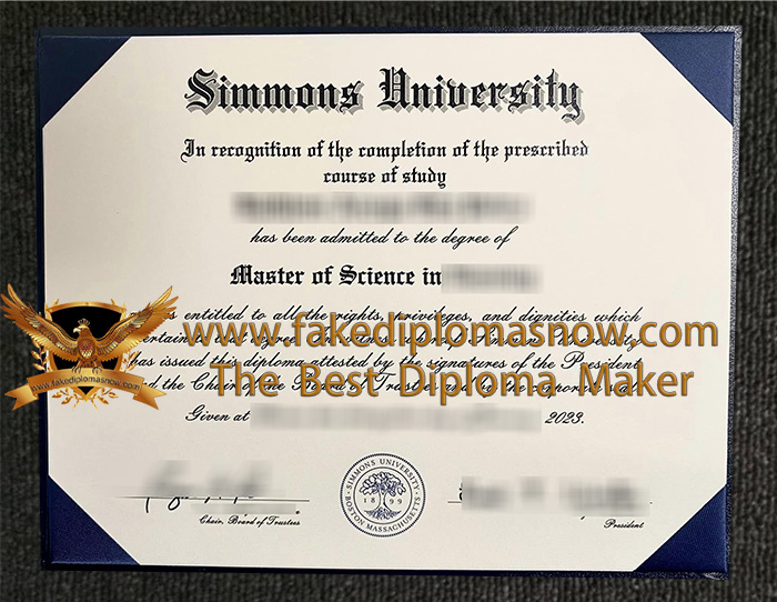 Simmons University MSc Diploma