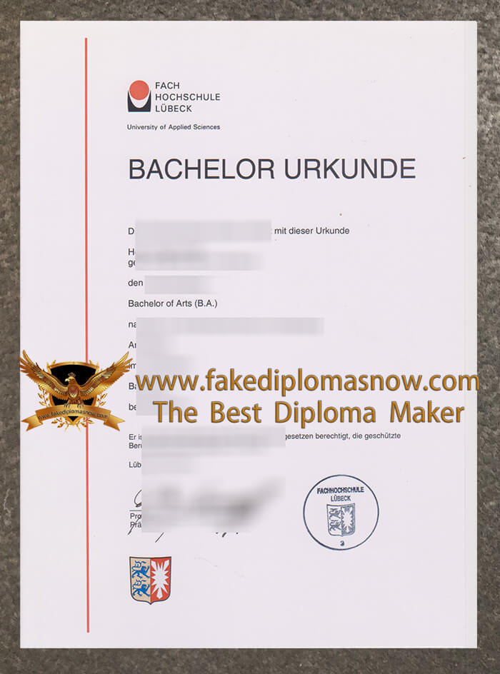 Technische Hochschule Lübeck Urkunde Technische Hochschule Lübeck Urkunde