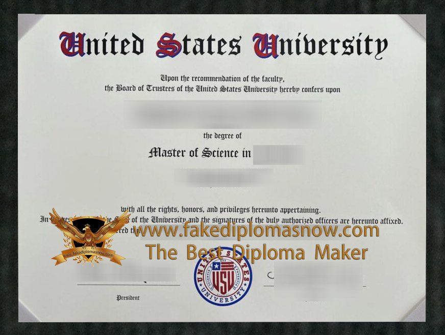 United States University diploma