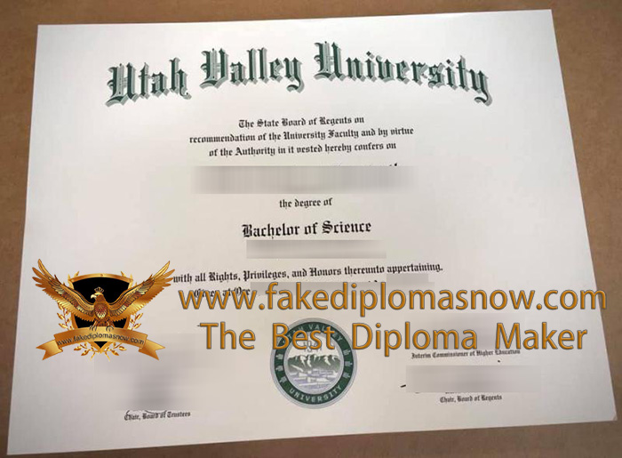 Can I buy a fake Utah Valley University (UVU) degree online?