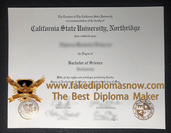 Cal State Northridge Diploma