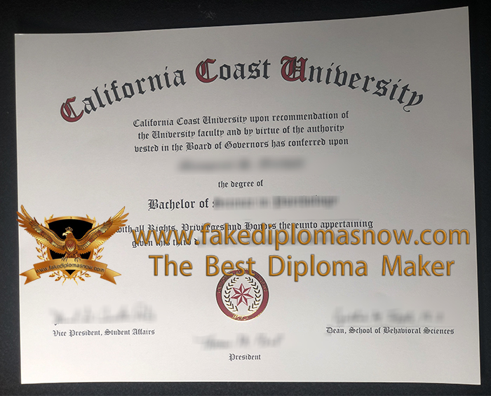 California Coast University diploma, CCU degree