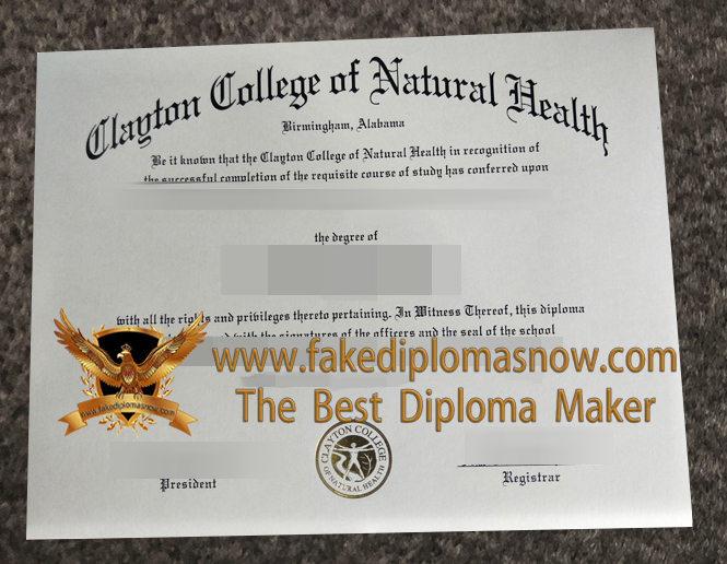 Clayton College of Natural Health diploma Clayton College of Natural Health diploma