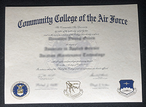 Community College of the Air Force diploma