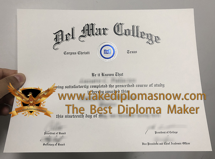 Del Mar College diploma