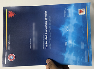 Can I get a fake Football Association of Welsh UEFA B License?