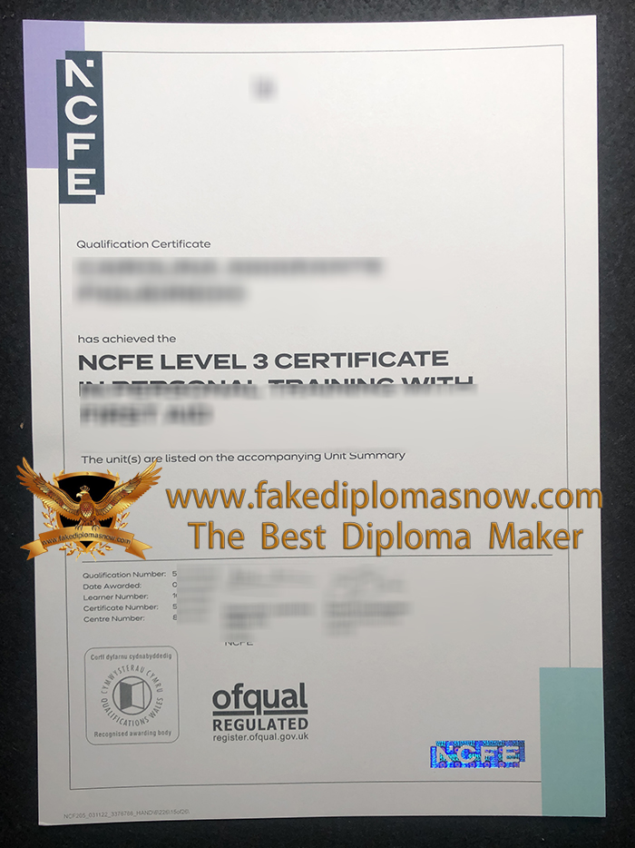 NCFE Level 3 Certificate