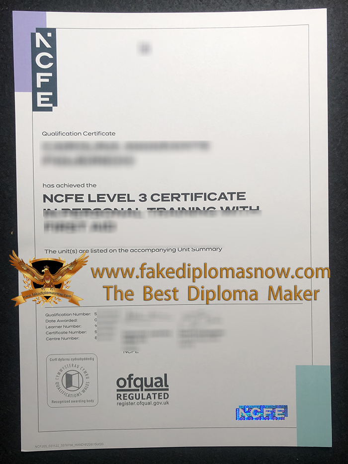 NCFE Level 3 Certificate NCFE Level 3 Certificate