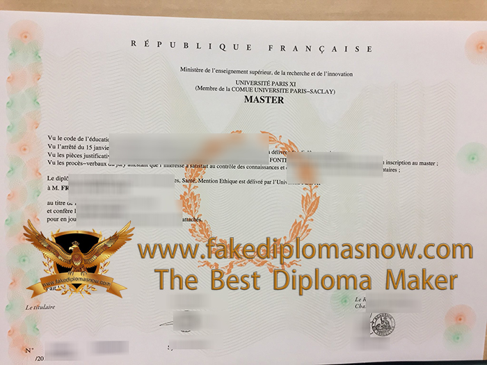 Université Paris XI diploma Université Paris XI diploma