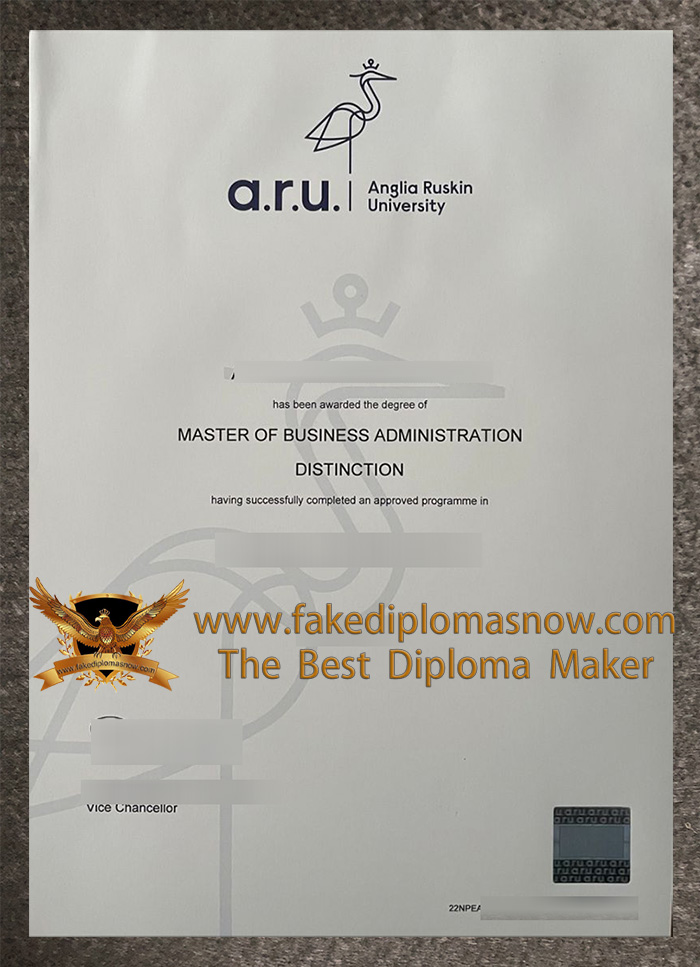 Anglia Ruskin University degree， ARU diploma