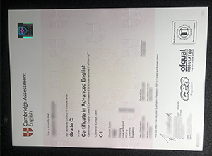 C1 Advanced certificate, fake CAE certificate