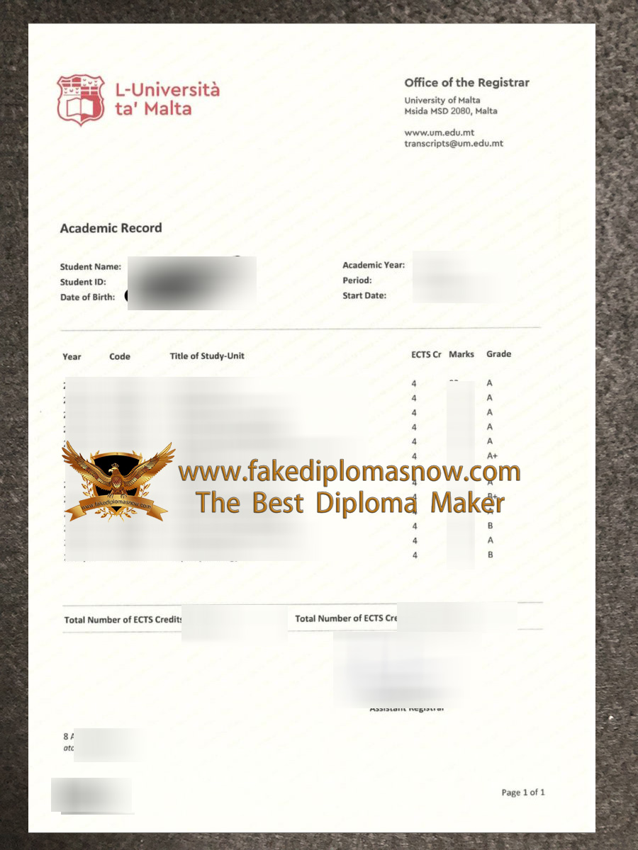 L-Università ta' Malta transcript L-Università ta' Malta transcript