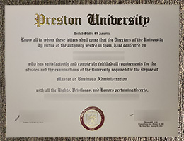 Has anyone bought a realistic Preston University diploma in United States?