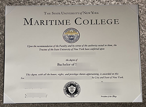 How to 100% copy SUNY Maritime College diploma in the USA?