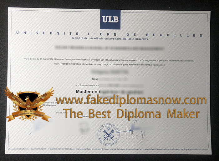ULB diploma ULB diploma