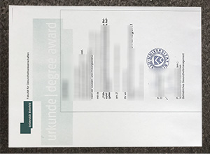 Universität Bielefeld Urkunde sample