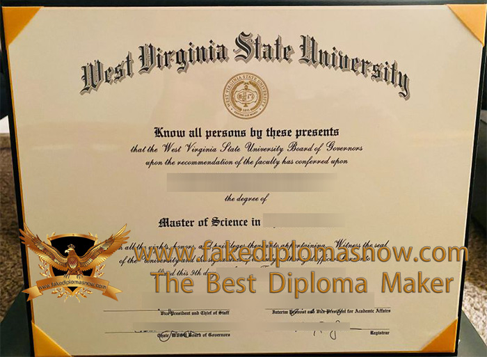 WVSU diploma