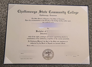 Chattanooga State Diploma certificate
