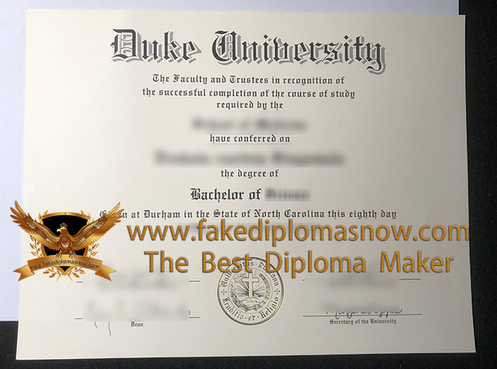 Duke University Degree