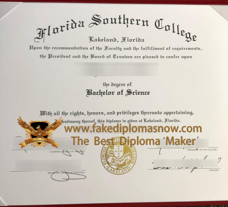 Florida Southern College diploma Florida Southern College diploma