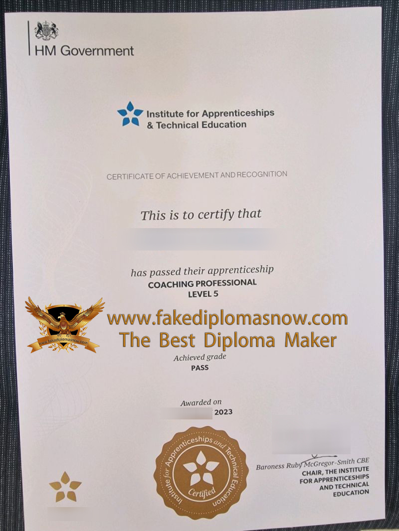 IfATE Level 5 certificate