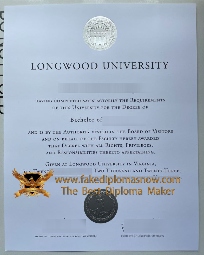 Longwood University diploma