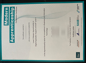 Modern Apprenticeship Certificate