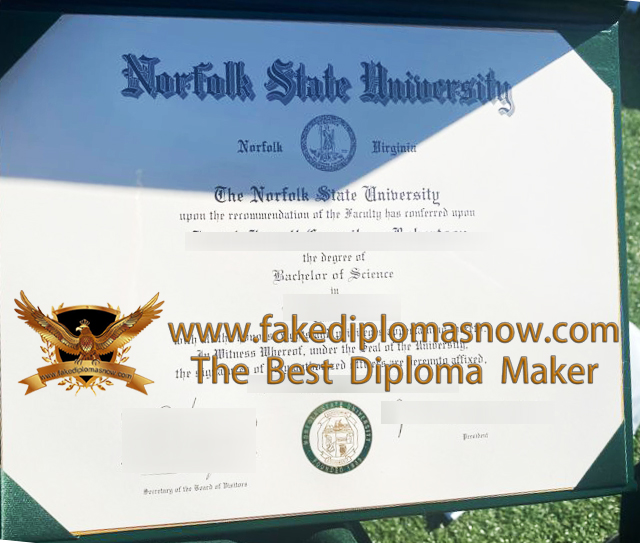 Norfolk State University diploma