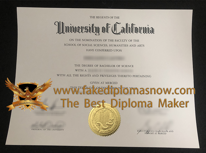 UC Merced BSc diploma