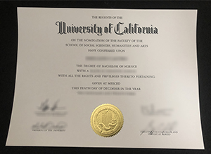 UC Merced diploma
