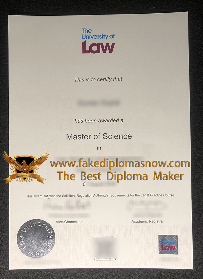 University of Law Master diploma