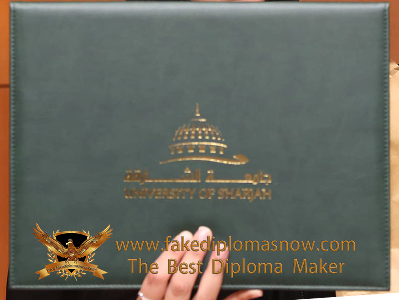 University of Sharjah degree cover