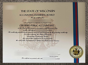 Wisconsin CPA certificate