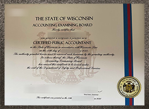Wisconsin CPA certificate