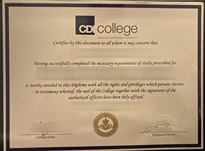 Purchase a fake CDI College diploma certificate in Canada