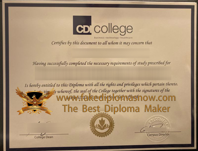 CDI College diploma