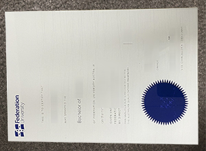 Federation University Australia Degree Certificate