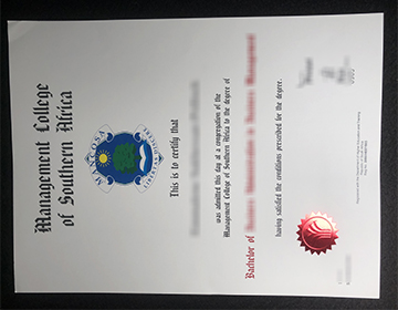 Where to buy a fake MANCOSA diploma in South Africa？