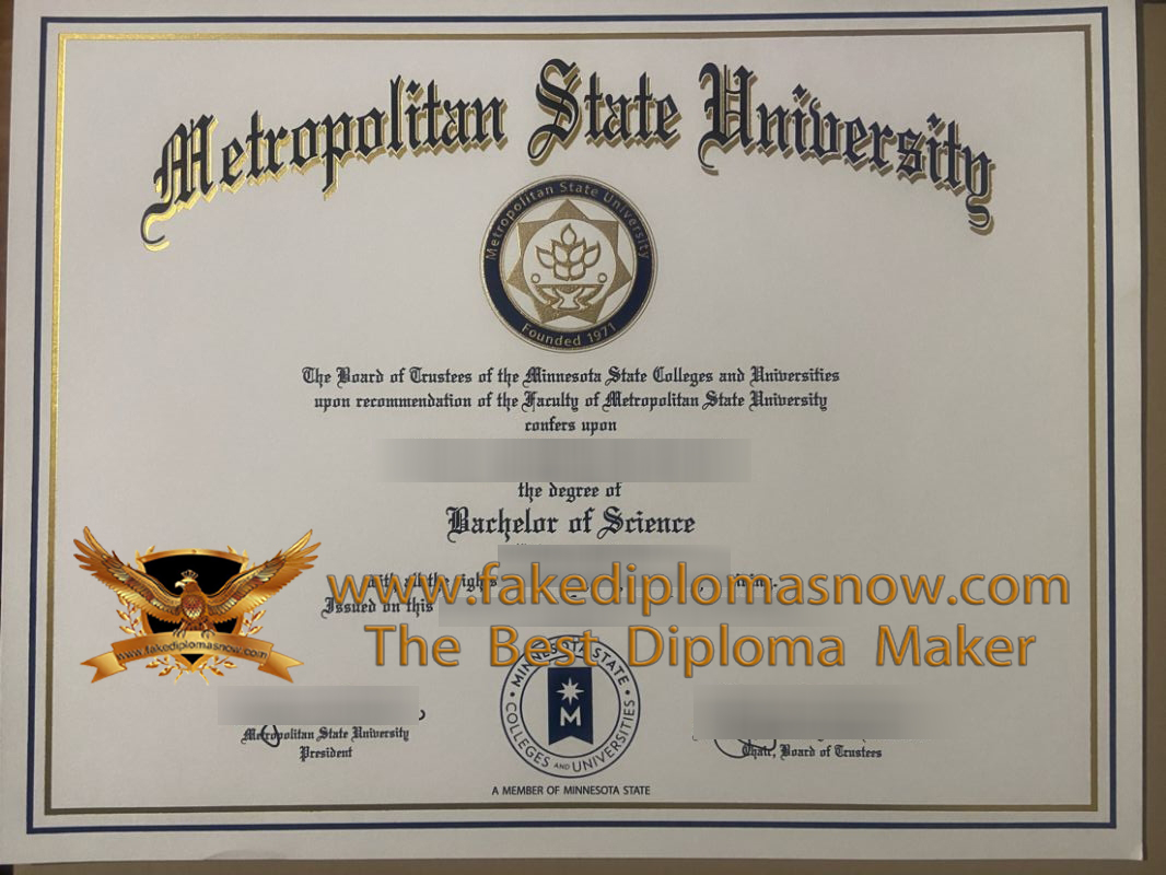 Metropolitan State University Diploma